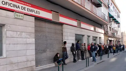 Vista de una oficina de empleo Vista de una oficina de empleo