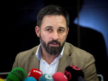 El líder de Vox, Santiago Abascal