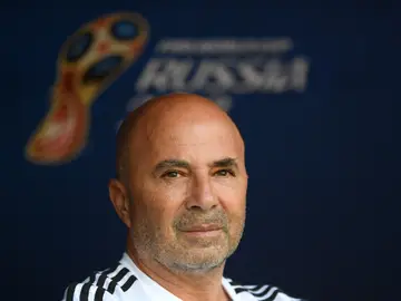 El entrenador Jorge Sampaoli El entrenador Jorge Sampaoli