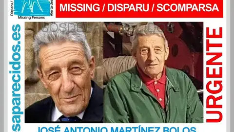 Anciano desaparecido Anciano desaparecido