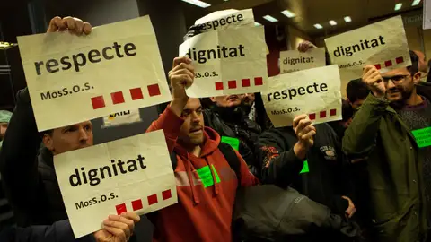 Protestas de los Mossos d'Esquadra Protestas de los Mossos d'Esquadra