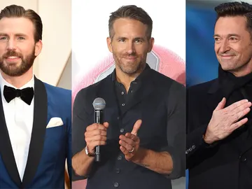 Chris Evans, Ryan Reynolds y Hugh Jackman Chris Evans, Ryan Reynolds y Hugh Jackman