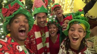 A Will Smith le invade el espíritu de estas fechas y lleva la Navidad a otro nivel 