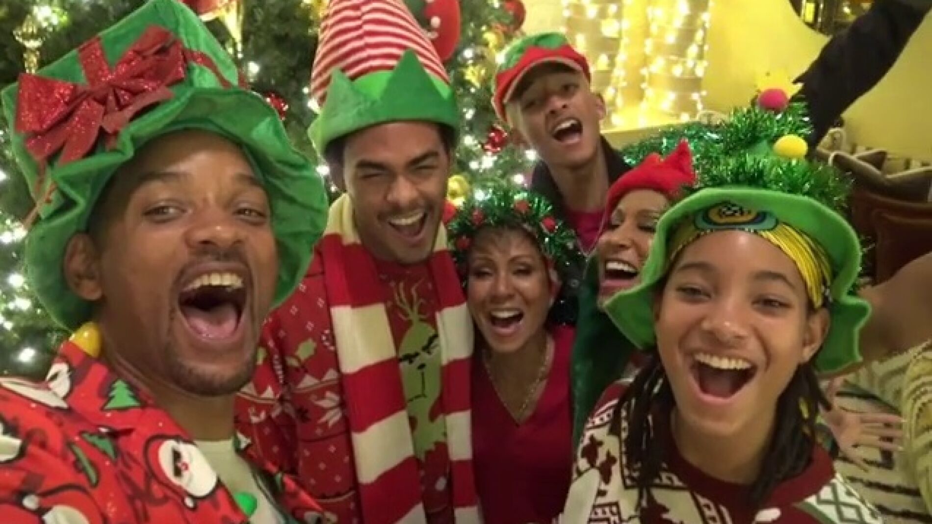 Will Smith disfruta de la Navidad junto a su familia