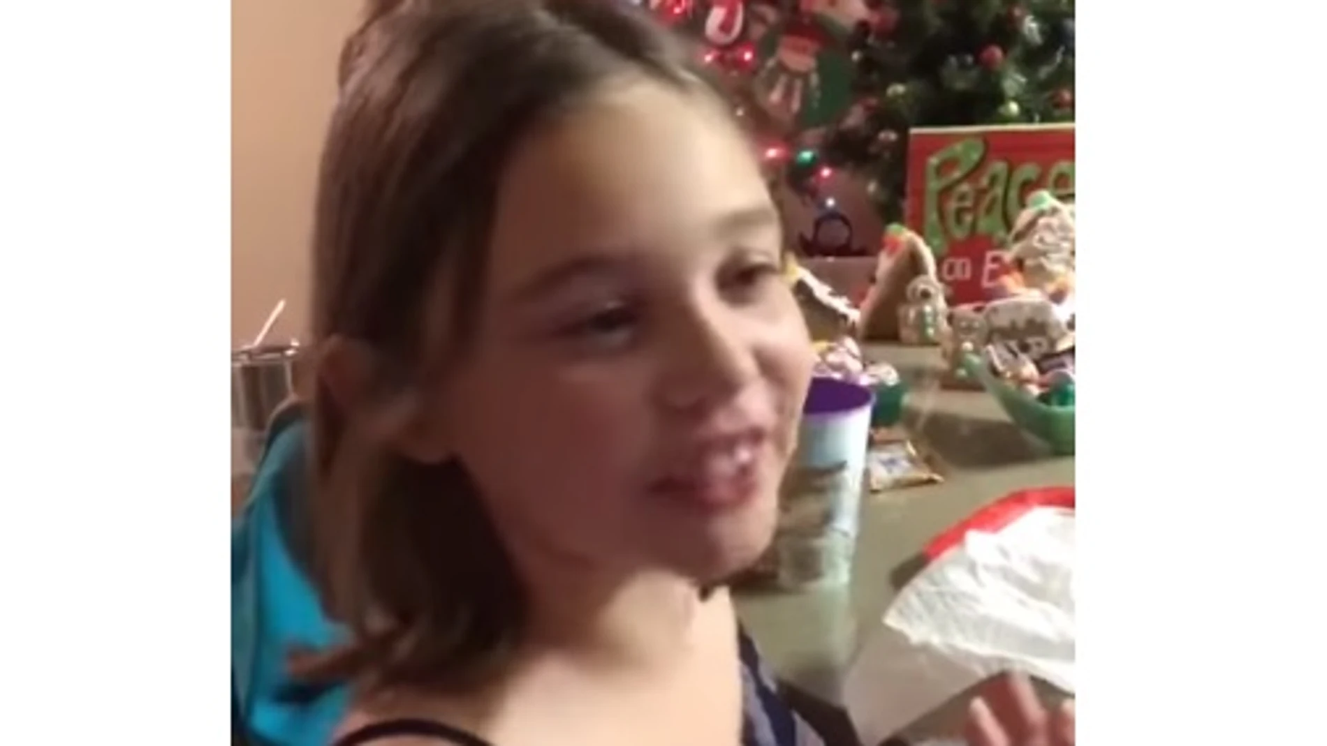 La niña que conversó con Trump sobre Santa Claus La niña que conversó con Trump sobre Santa Claus