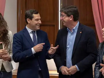 Juanma Moreno y Juan Marín Juanma Moreno y Juan Marín