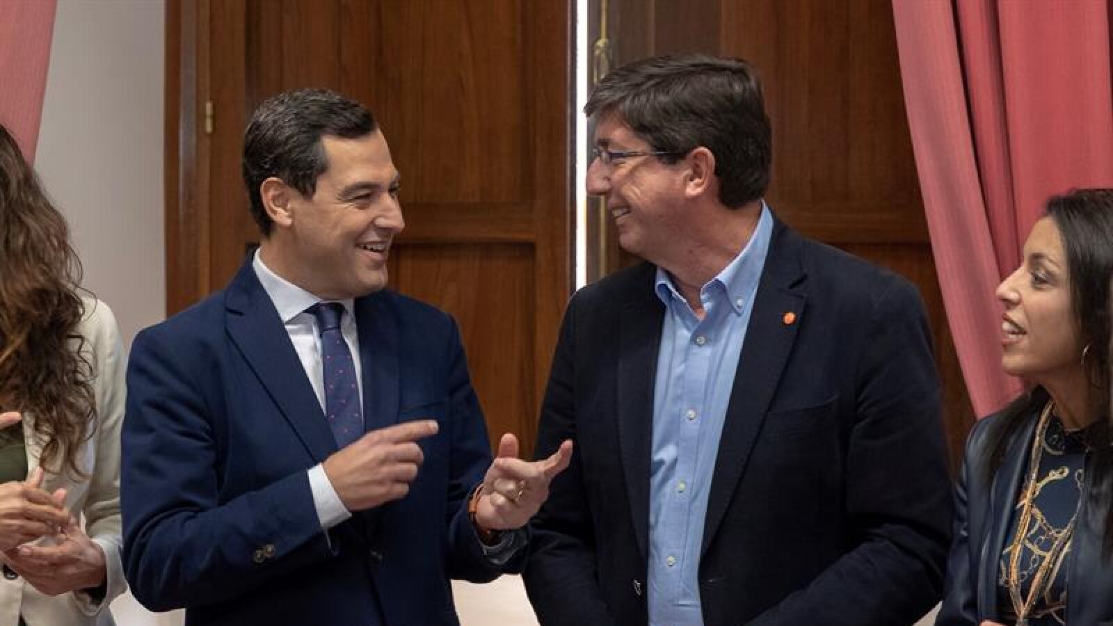 Arranca la ronda de consultas para el gobierno de Andalucía tras el pacto de PP y Ciudadanos