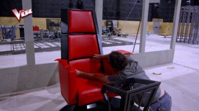Así se construyó el sillón de los coaches de 'La Voz'
