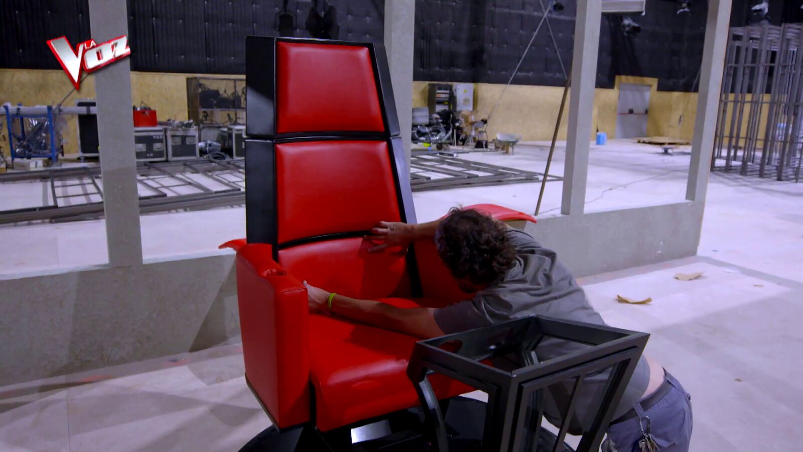 Así se construyó el sillón de los coaches de 'La Voz'