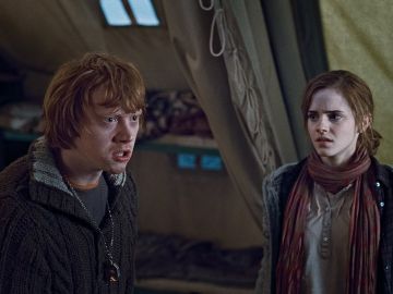 Rupert Grint y Emma Watson en 'Harry Potter'
