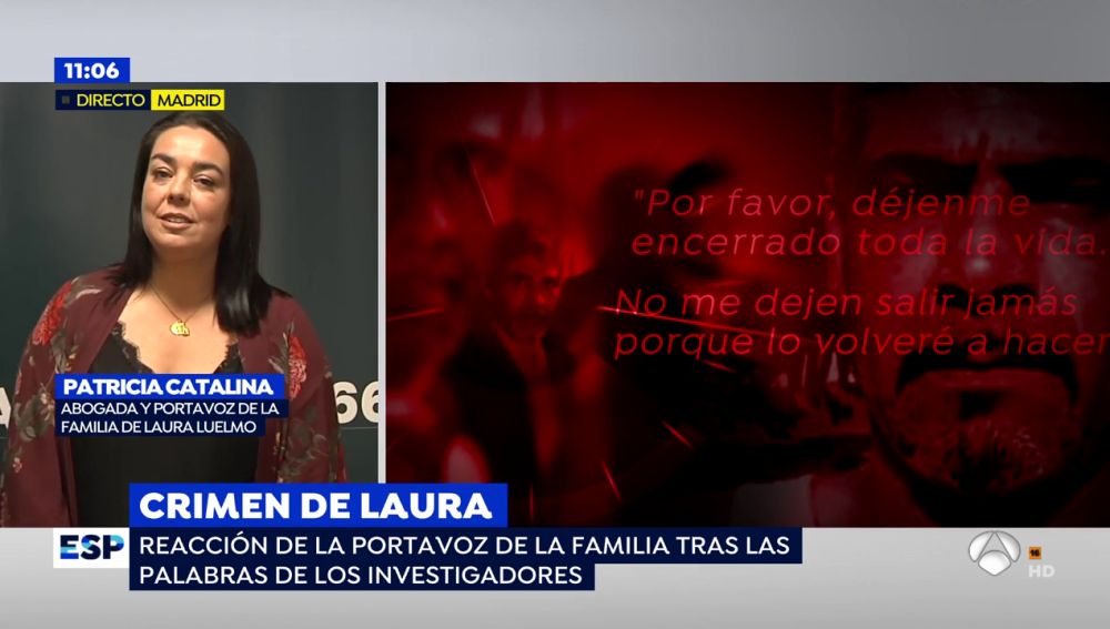 La abogada de la familia de Laura Luelmo, sobre Bernardo Montoya: "El perdón y a no sirve, ojalá le sirva a la familia"