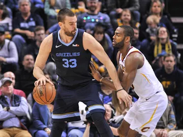 Marc Gasol, en acción ante los Cavaliers Marc Gasol, en acción ante los Cavaliers