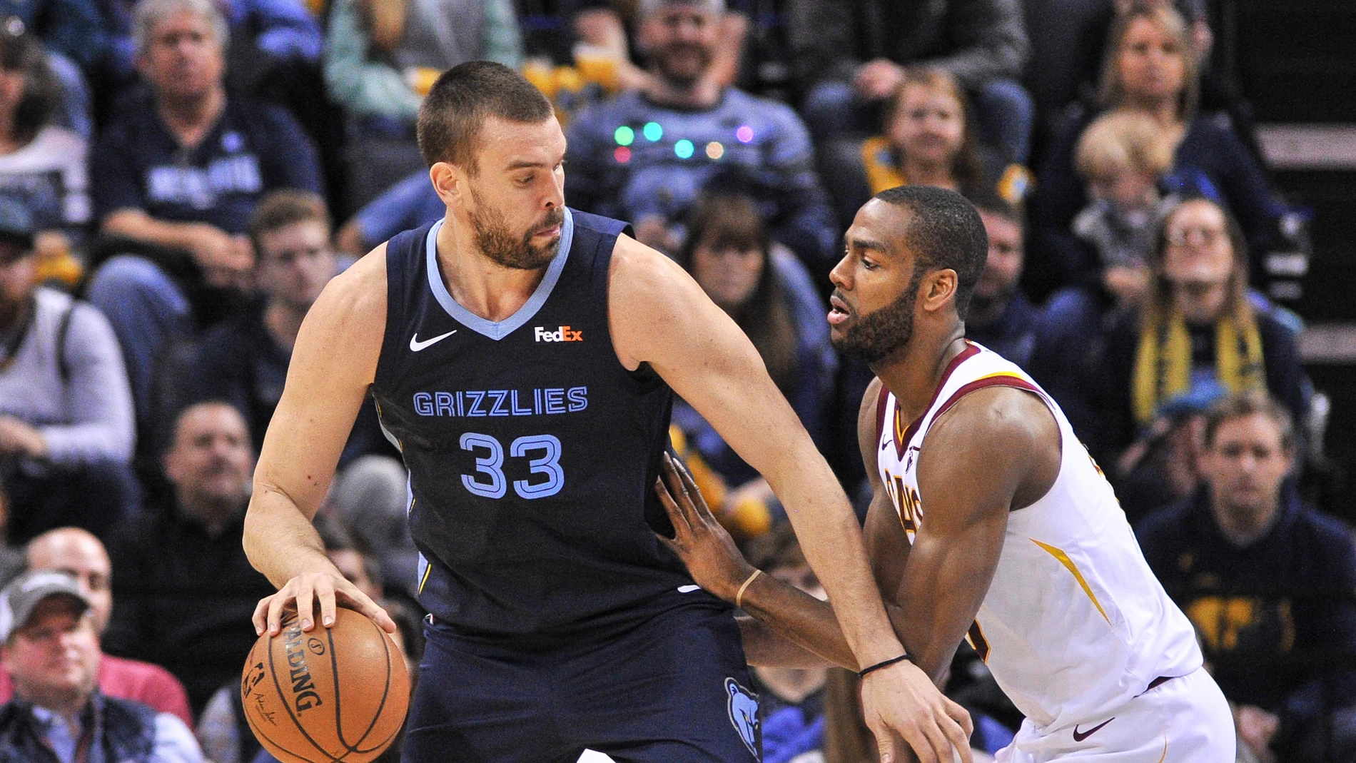 Marc Gasol, en acción ante los Cavaliers Marc Gasol, en acción ante los Cavaliers