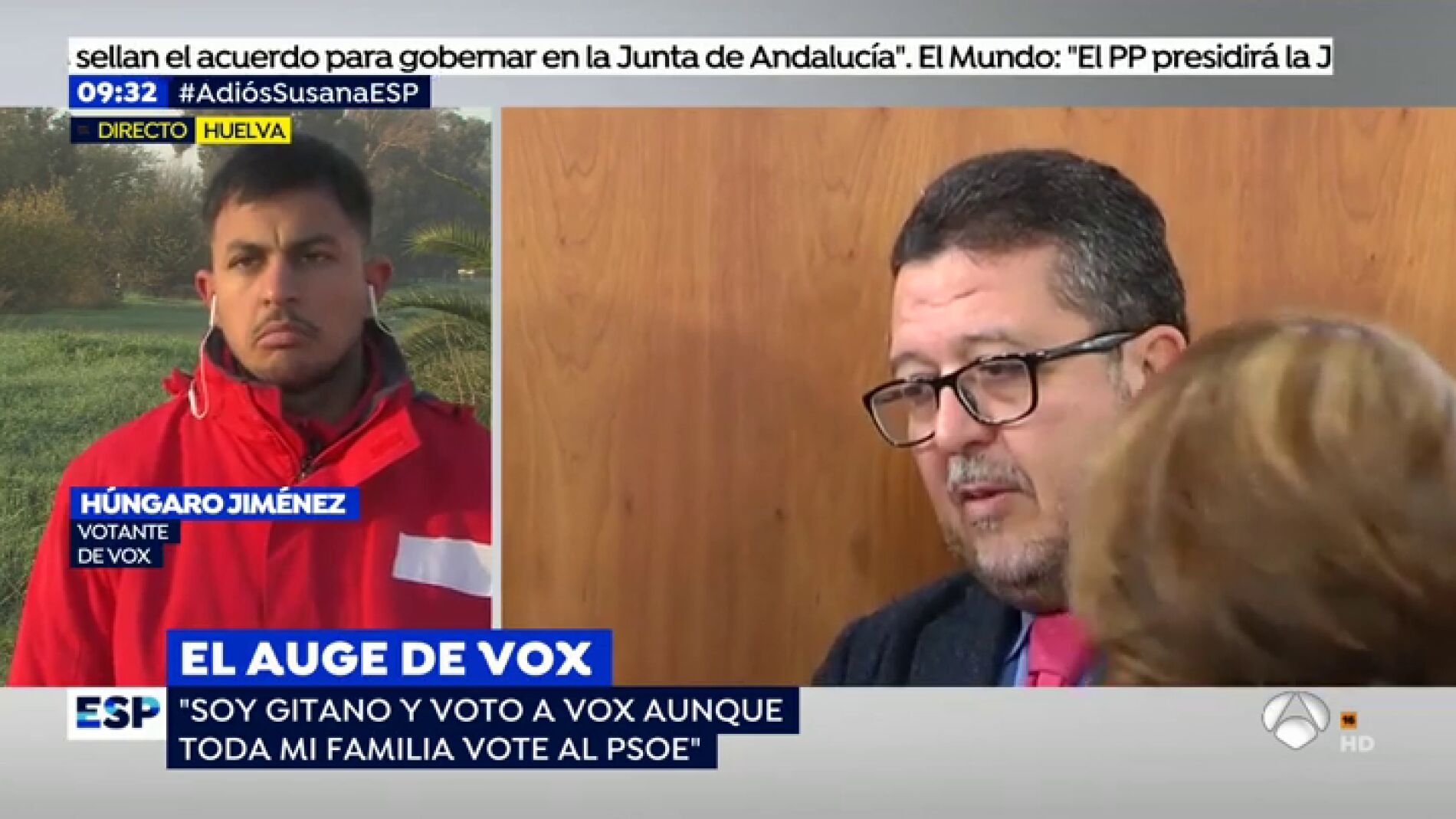 H&uacute;ngaro Jim&eacute;nez, el votante gitano de Vox.