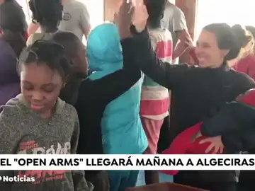 El Open Arms llegará mañana a Algeciras El Open Arms llegará mañana a Algeciras