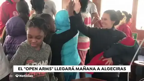 El Open Arms llegará mañana a Algeciras El Open Arms llegará mañana a Algeciras