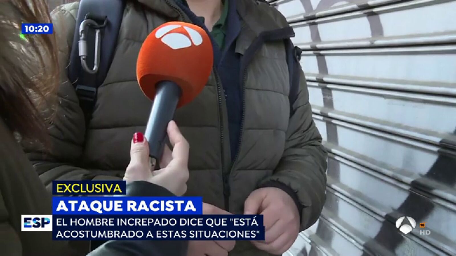 El hombre víctima de un episodio racista en una tienda de Madrid: 