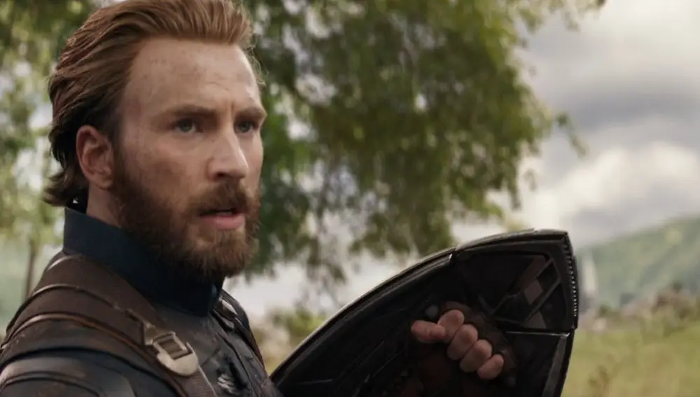 Chris Evans como Capitán América Chris Evans como Capitán América