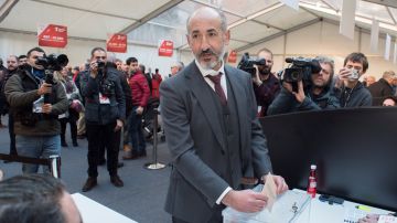 El candidato a la Presidencia del Athletic de Bilbao, Aitor Elizegi