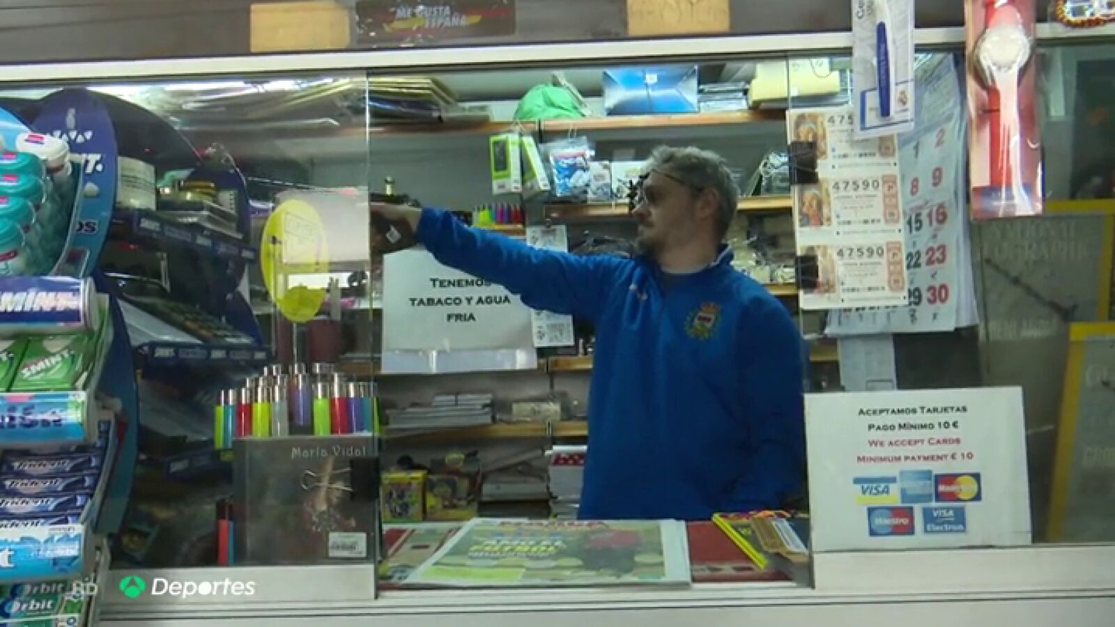 Rafa Sánchez, quiosquero y tirador olímpico: 