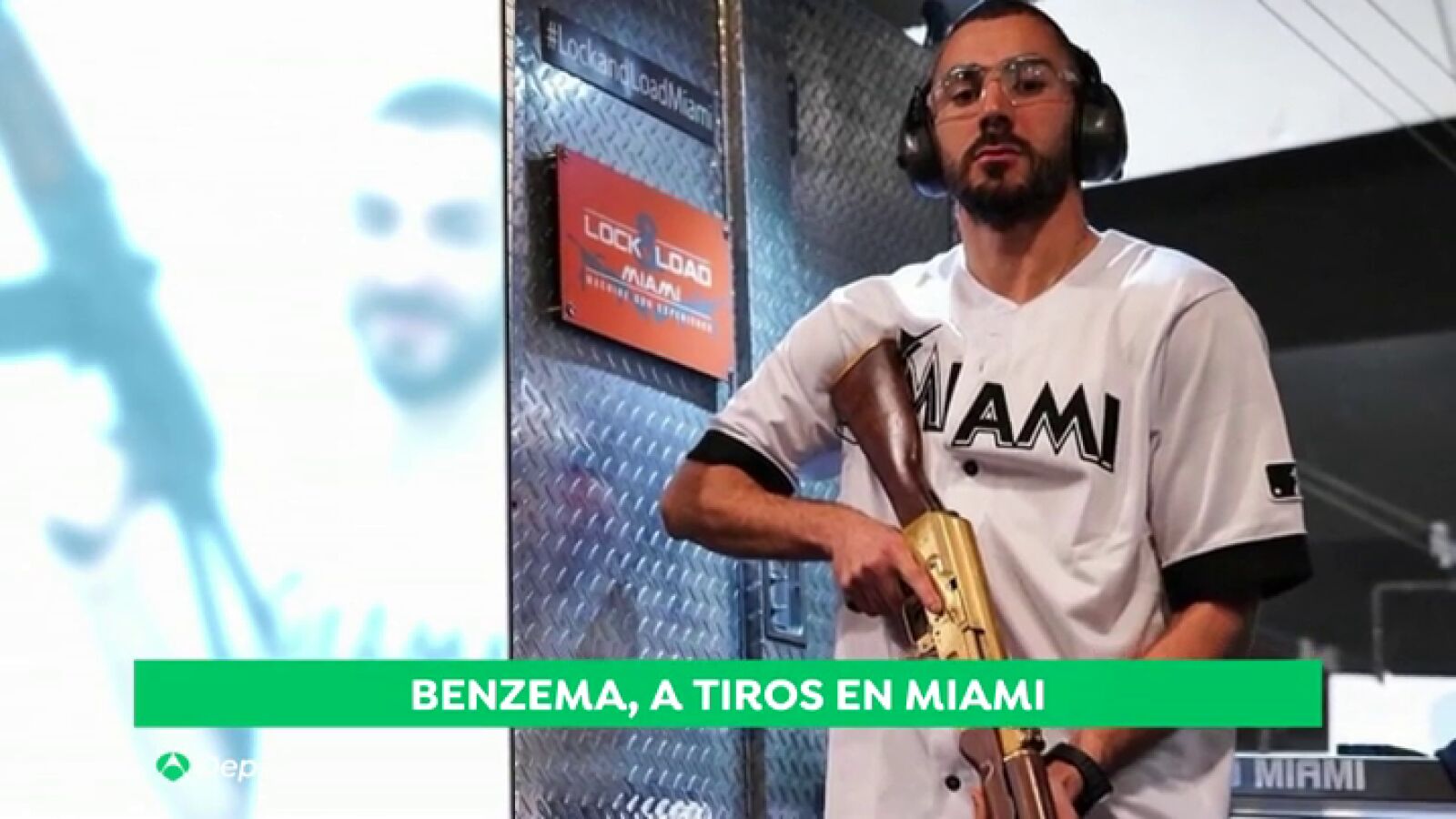 Benzema, a tiros en Miami: así son las vacaciones de Navidad del francés