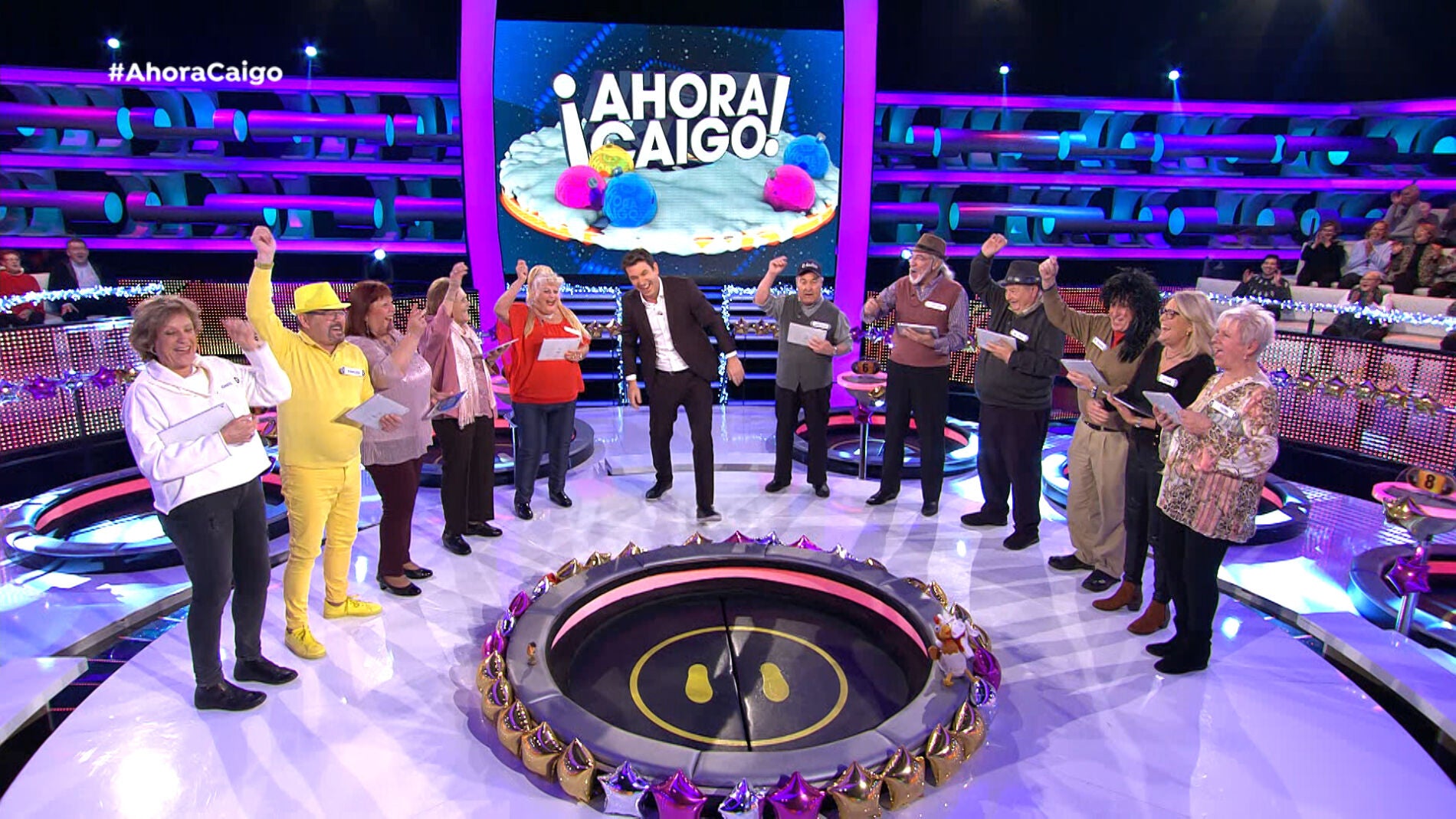 Los fowellers invaden el plat&oacute; de '&iexcl;Ahora Caigo!'