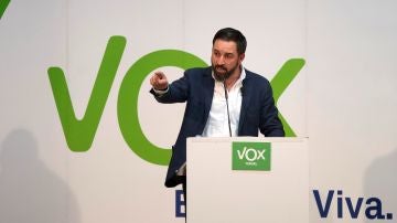 El presidente de Vox, Santiago Abascal