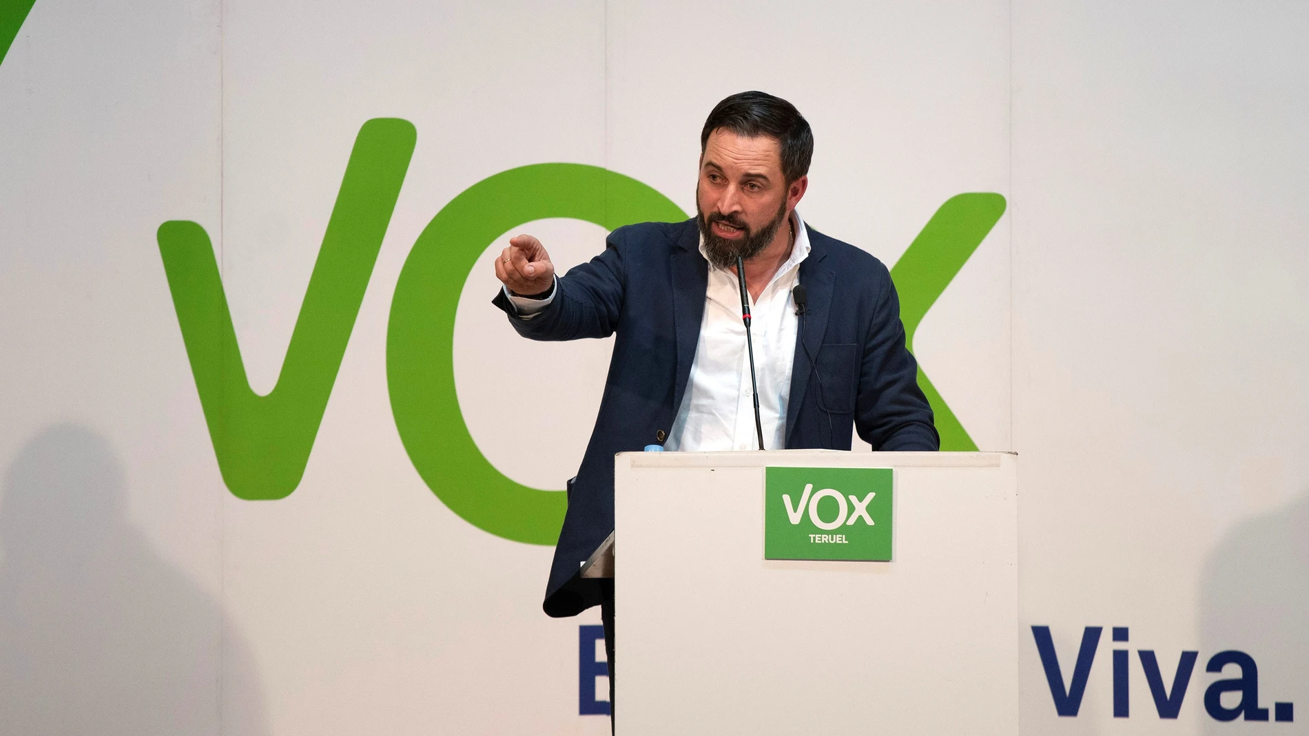 El presidente de Vox, Santiago Abascal El presidente de Vox, Santiago Abascal