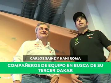 Carlos Sainz y Nani Roma hablan sobre la dureza del Dakar 2019: "Las etapas de dunas son muy intensas" Carlos Sainz y Nani Roma hablan sobre la dureza del Dakar 2019: "Las etapas de dunas son muy intensas"