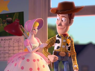 Bo Peep y Woody en 'Toy Story'