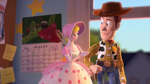 Bo Peep y Woody en 'Toy Story' Bo Peep y Woody en 'Toy Story'