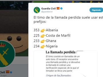 El timo de la llamada perdida