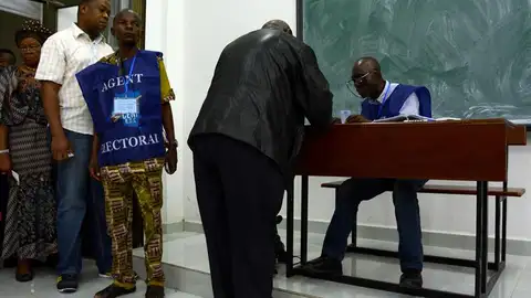 Los colegios electorales abrieron hoy en la República Democrática del Congo Los colegios electorales abrieron hoy en la República Democrática del Congo