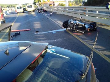 Accidente en Girona