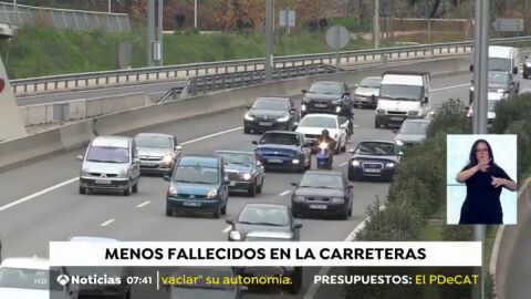 2018 deja el primer descenso de muertes en carretera de los &uacute;ltimos tres a&ntilde;os