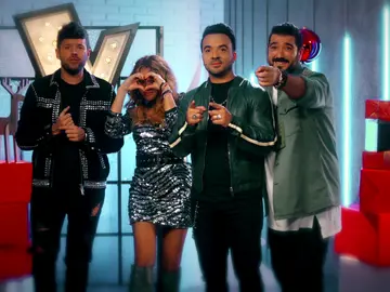 Los coaches de 'La Voz' te felicitan el 2019 en Antena 3 Los coaches de 'La Voz' te felicitan el 2019 en Antena 3