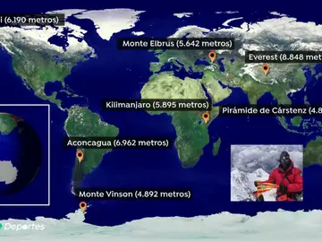 Reto conseguido: Carlos Pauner corona el Monte Vinson y completa las siete cumbres Reto conseguido: Carlos Pauner corona el Monte Vinson y completa las siete cumbres