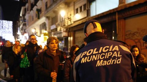 Miembros de la Polic&iacute;a Nacional ensayan el dispositivo de seguridad
