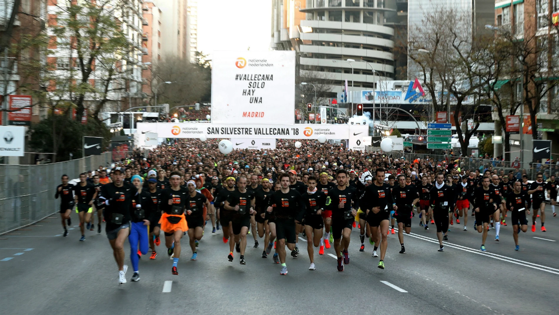 Salida de la carrera popular de la San Silvestre Salida de la carrera popular de la San Silvestre