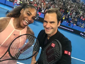 Serena Williams y Roger Federer, juntos en la Copa Hopman Serena Williams y Roger Federer, juntos en la Copa Hopman