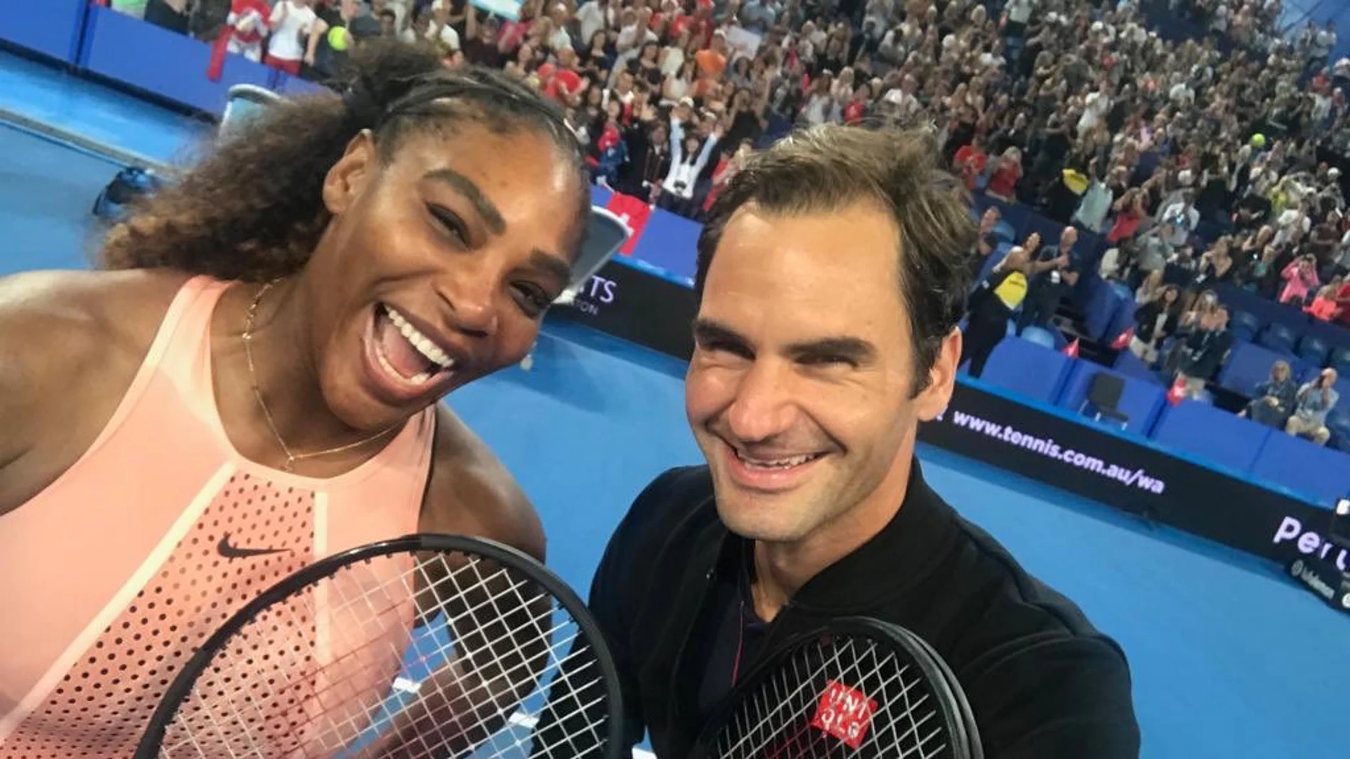Serena Williams y Roger Federer, juntos en la Copa Hopman Serena Williams y Roger Federer, juntos en la Copa Hopman