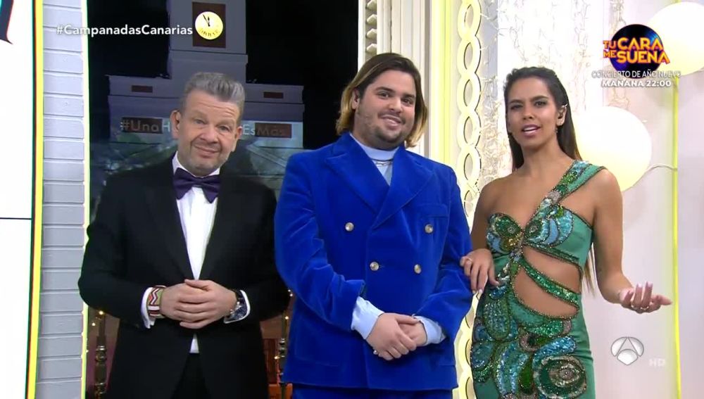 VÍDEO - CAMPANADAS CANARIAS -Las Campanadas de Canarias con Cristina  Pedroche, Brays Efe y Alberto Chicote