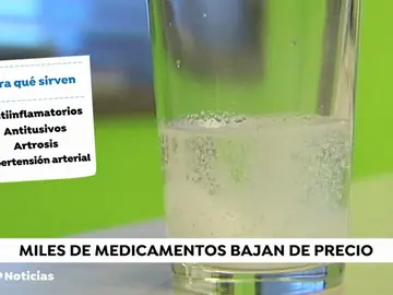 Miles de medicamentos bajan sus precios a partir de hoy Miles de medicamentos bajan sus precios a partir de hoy
