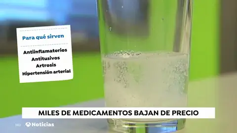 Miles de medicamentos bajan sus precios a partir de hoy Miles de medicamentos bajan sus precios a partir de hoy