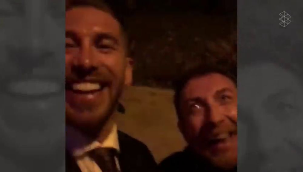 Sergio Ramos y Pablo Motos, juntos para celebrar la llegada de 2019: "¡Espera que voy!"