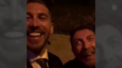 Sergio Ramos y Pablo Motos, juntos para celebrar la llegada de 2019: 