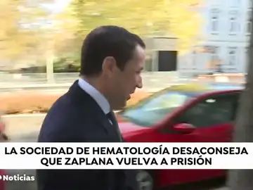 Eduardo Zaplana debe ser puesto en libertad según La Sociedad Española de HematologÃa Eduardo Zaplana debe ser puesto en libertad según La Sociedad Española de HematologÃa