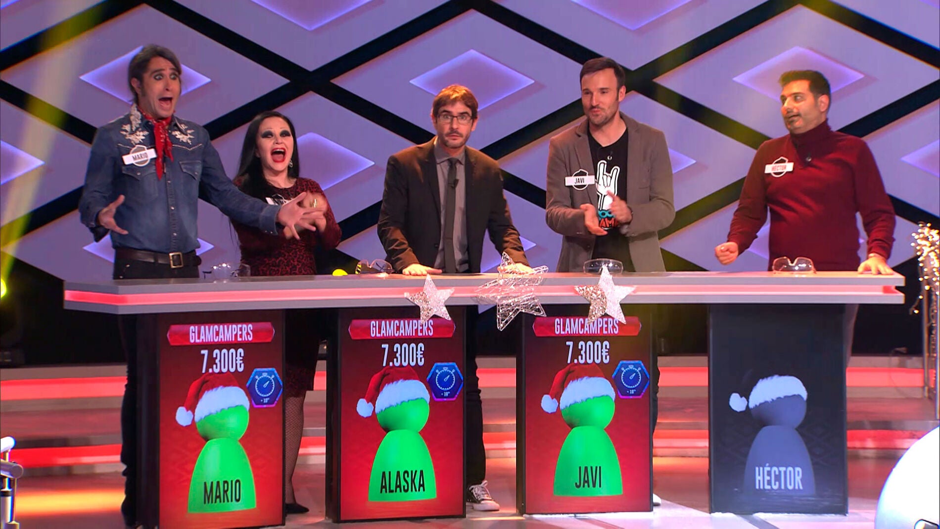 Mario Vaquerizo, Alaska, H&eacute;ctor y Javi se alzan con la victoria en un intenso duelo contra 'Tu extremis me suena'