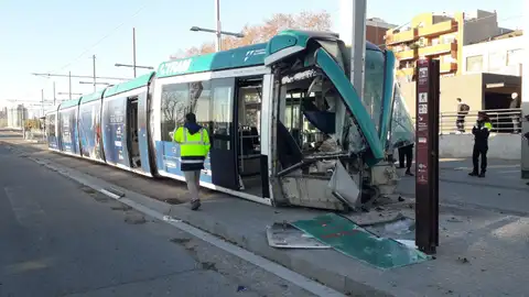 Accidente de tranvía en Barcelona Accidente de tranvía en Barcelona
