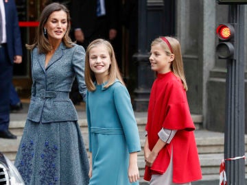 La princesa Leonor y la infanta Sofía 